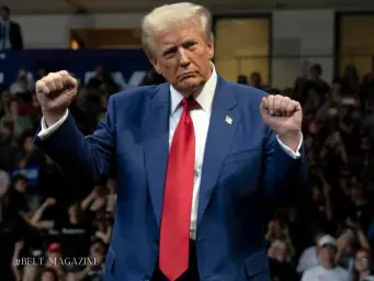 Как платформа BELT Magazine читает скрытые смыслы в одежде Трампа